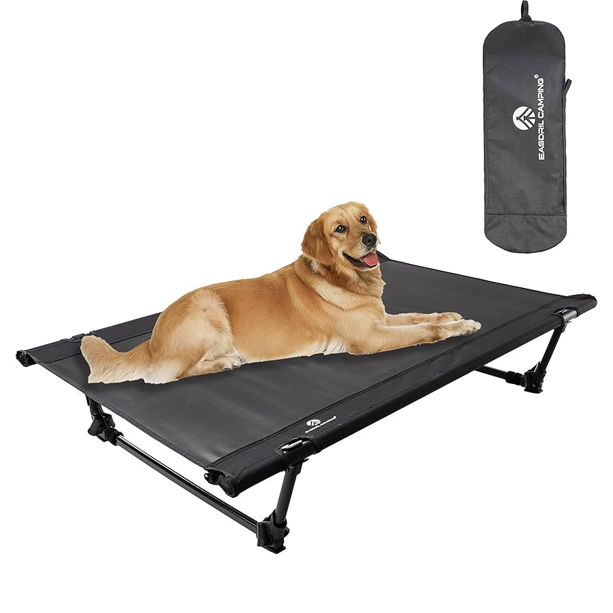 折りたたみ式ペット用コット　ベッド Amazon | 折りたたみ式昇降式犬用ベッド – ポータブル折りたたみ